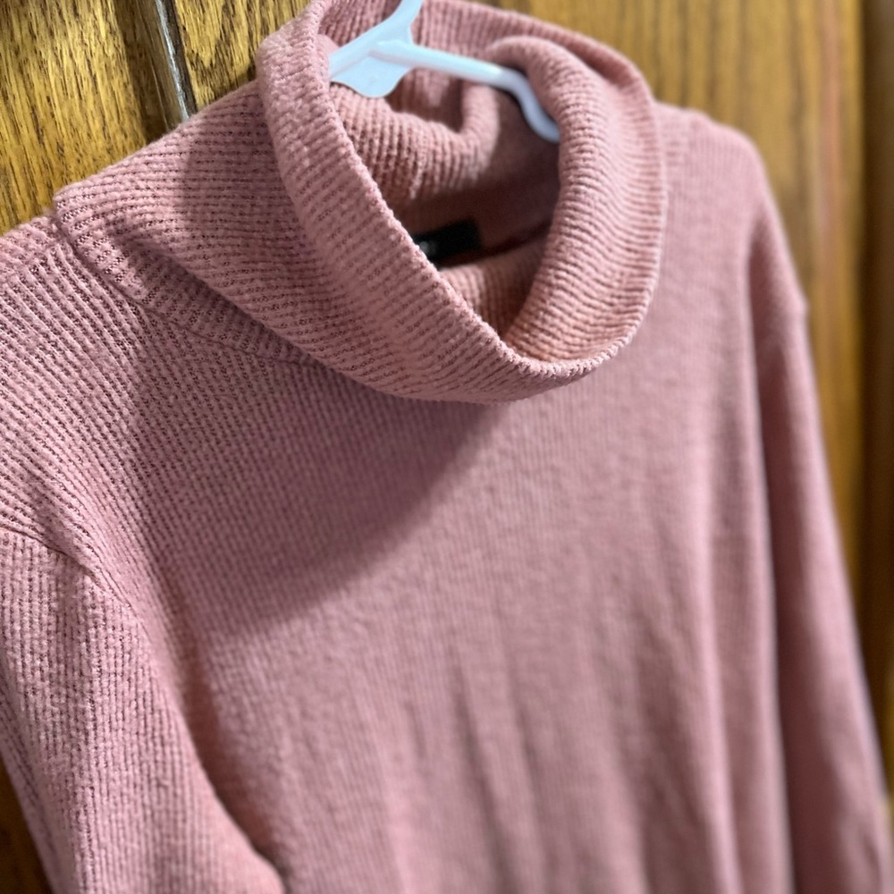 Forever 21 Dusty Rose Turtleneck Sweater
